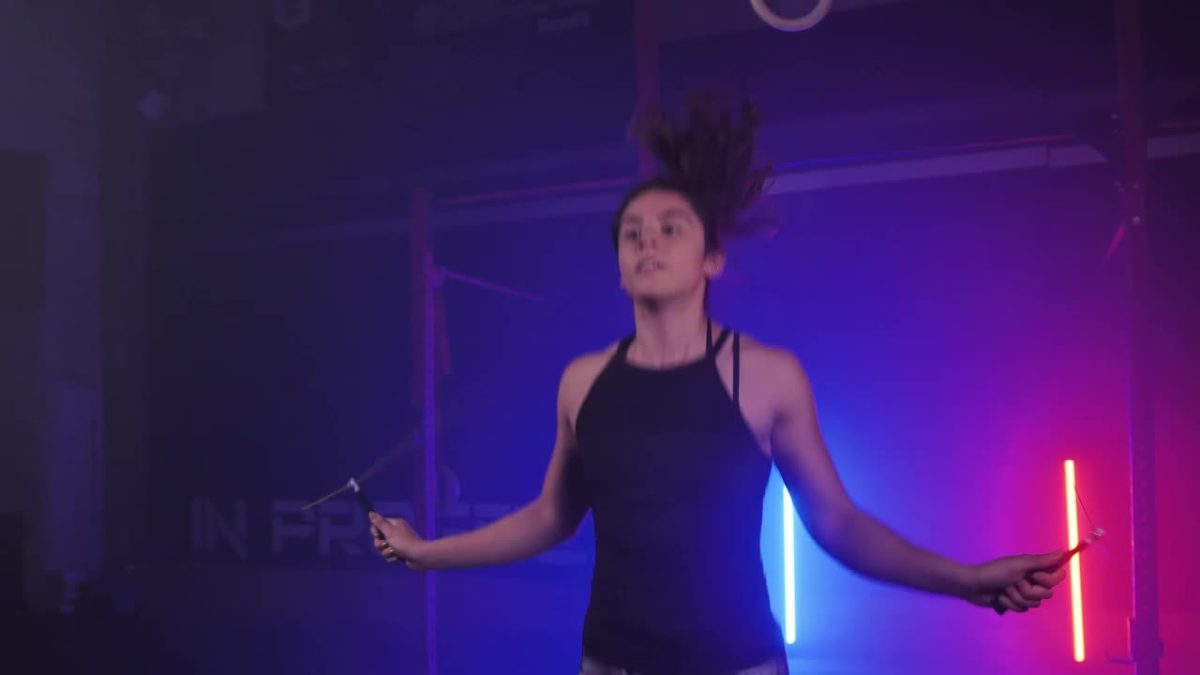 Healthy Woman Jumping A Rope 40234 Medium
